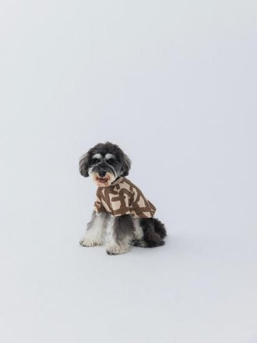 ★nunuforme DOG★nunuforme ヌヌフォルム inuT(ビックロゴ) Brown×Brown inuinu-001-002