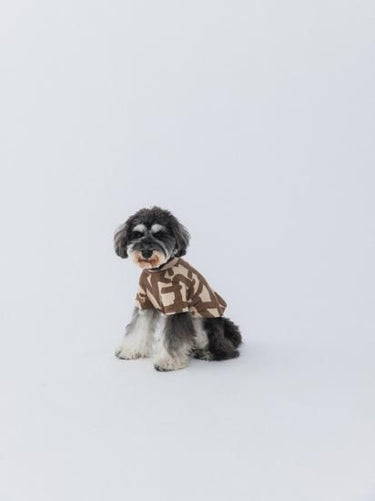 ★nunuforme DOG★nunuforme ヌヌフォルム inuT(ビックロゴ) Brown×Brown inuinu-001-002