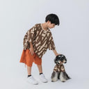 ★nunuforme DOG★nunuforme ヌヌフォルム inuT(ビックロゴ) Brown×Brown inuinu-001-002
