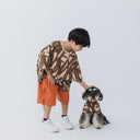 ★nunuforme DOG★nunuforme ヌヌフォルム inuT(ビックロゴ) Brown×Brown inuinu-001-002