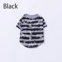 ★nunuforme DOG★nunuforme ヌヌフォルム inuT(NUNUボーダー) Black×White inuinu-001-001