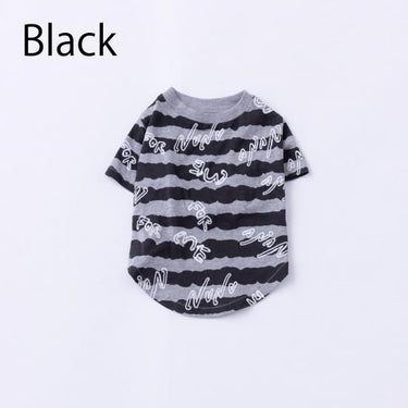 ★nunuforme DOG★nunuforme ヌヌフォルム inuT(NUNUボーダー) Black×White inuinu-001-001