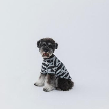 ★nunuforme DOG★nunuforme ヌヌフォルム inuT(NUNUボーダー) Black×White inuinu-001-001