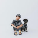 ★nunuforme DOG★nunuforme ヌヌフォルム inuT(NUNUボーダー) Black×White inuinu-001-001