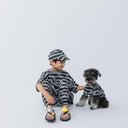 ★nunuforme DOG★nunuforme ヌヌフォルム inuT(NUNUボーダー) Black×White inuinu-001-001