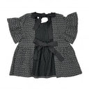 ★入荷済み★2025SS★UNIONINI ユニオニーニ flower shirring blouse black　BL-024