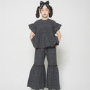 ★入荷済み★2025SS★UNIONINI ユニオニーニ flower shirring blouse black　BL-024