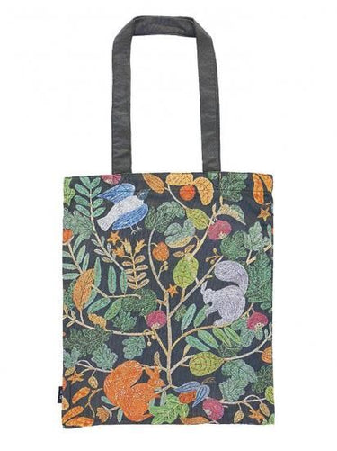 松尾ミユキ Matsuo Miyuki Rectangle tote bag Plants-Squirrel 110652