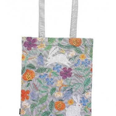 松尾ミユキ Matsuo Miyuki Rectangle tote bag Plants-Rabbits 110653