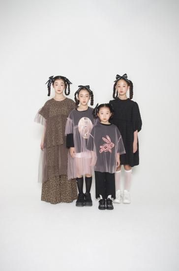 ★2025SS★UNIONINI ユニオニーニ cut-out long pants black PT-113