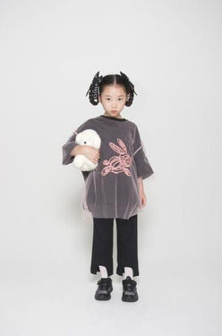 ★入荷済み★2025SS★UNIONINI ユニオニーニ rabbit tee black CS-049