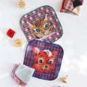 NathalieLete ナタリーレテ Mini Hand towel Black cat 510852