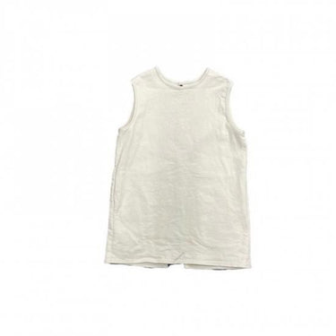 ★入荷済み★2025SS★MOUN TEN. マウンテン denim nosleeve tunic (organic cotton) ecru MS37-1723