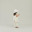★入荷済み★2025SS★MOUN TEN. マウンテン denim nosleeve tunic (organic cotton) ecru MS37-1723