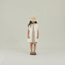 ★入荷済み★2025SS★MOUN TEN. マウンテン denim nosleeve tunic (organic cotton) ecru MS37-1723