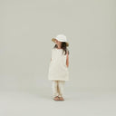 ★入荷済み★2025SS★MOUN TEN. マウンテン denim nosleeve tunic (organic cotton) ecru MS37-1723
