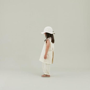 ★入荷済み★2025SS★MOUN TEN. マウンテン denim nosleeve tunic (organic cotton) ecru MS37-1723