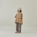 ★入荷済み★2025SS★MOUN TEN. マウンテン linen blend 1tuck wide pants brown stripes MP94-1728