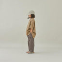 ★入荷済み★2025SS★MOUN TEN. マウンテン linen blend 1tuck wide pants brown stripes MP94-1728