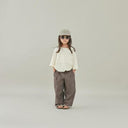 ★入荷済み★2025SS★MOUN TEN. マウンテン linen blend 1tuck wide pants brown stripes MP94-1728