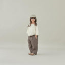 ★入荷済み★2025SS★MOUN TEN. マウンテン linen blend 1tuck wide pants brown stripes MP94-1728