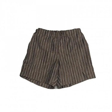 ★入荷済み★2025SS★MOUN TEN. マウンテン linen blend shorts brown stripes MP95-1729