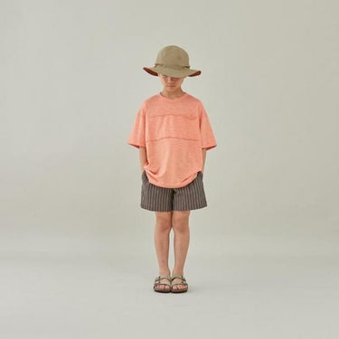 ★入荷済み★2025SS★MOUN TEN. マウンテン linen blend shorts brown stripes MP95-1729
