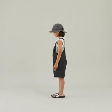 ★入荷済み★2025SS★MOUN TEN. マウンテン stretch nylon salopette (re-nylon) black MP48-1733