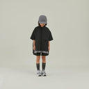 ★入荷済み★2025SS★MOUN TEN. マウンテン seersucker half pants black MP55C-1736