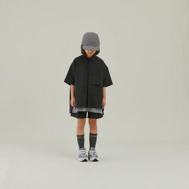 ★入荷済み★2025SS★MOUN TEN. マウンテン seersucker half pants black MP55C-1736