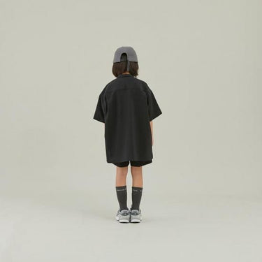 ★入荷済み★2025SS★MOUN TEN. マウンテン seersucker half pants black MP55C-1736
