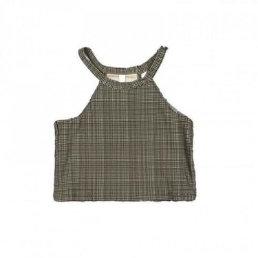 ★2025SS★MOUN TEN. マウンテン mini check swim cami khaki check MW08-1746