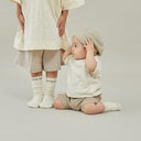 ★入荷済み★2025SS★MOUN TEN. マウンテン organic slub wide T(for baby) ecru BT01-0110