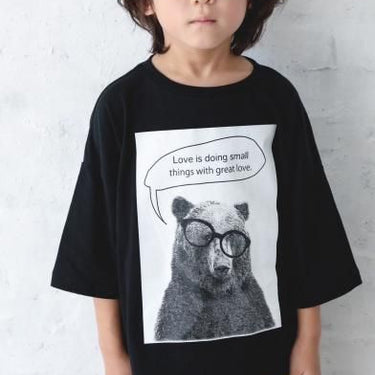 ★kihanan春の特注Tシャツ★michirico ミチリコ MR25SS-Kihanan limited T Black(kids/womens)