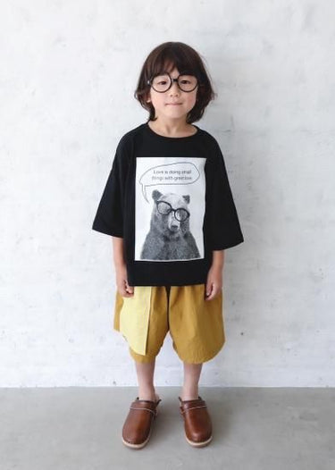 ★kihanan春の特注Tシャツ★michirico ミチリコ MR25SS-Kihanan limited T Black(kids/womens)