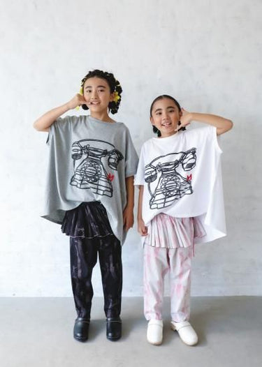 ★入荷済み★2025SS★michirico ミチリコ My dear Mexico TEX pants ブラック MR25SS-16(kids)