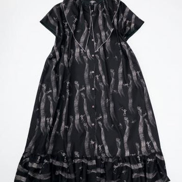 ★入荷済み★2025SS★michirico ミチリコ My dear Mexico TEX dress ブラック MR25SS-19(adult)