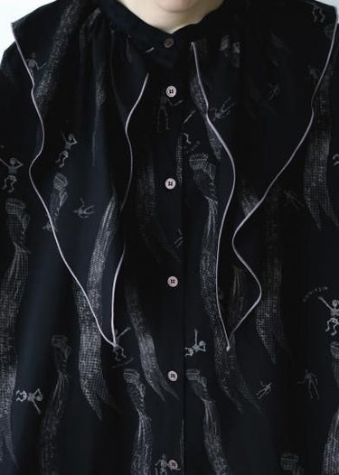★入荷済み★2025SS★michirico ミチリコ My dear Mexico TEX dress ブラック MR25SS-19(adult)
