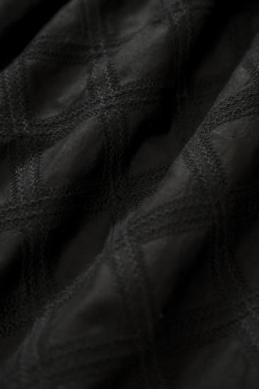 ★2025SS★michirico ミチリコ Embroidery pattern layered skirts ブラック MR25SS-23(adult)