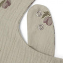 garbo&friends ガルボアンドフレンズ Prune Green Muslin Bib GF33942232-7800-641GL