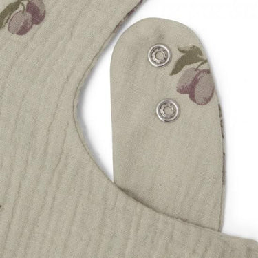 garbo&friends ガルボアンドフレンズ Prune Green Muslin Bib GF33942232-7800-641GL