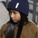 ★2024AW★Façade ファサード Ersta knitted beanie - Navy blue