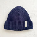 ★2024AW★Façade ファサード Ersta knitted beanie - Navy blue