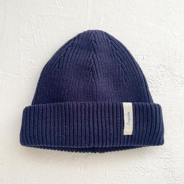 ★2024AW★Façade ファサード Ersta knitted beanie - Navy blue