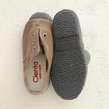 CIENTA シエンタ デッキシューズ BEIGE ENZ/ムラ染め ベージュ N70777 46