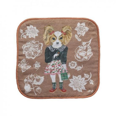 NathalieLete ナタリーレテ Nathalie Lete Gauze hand towel Dog 510875