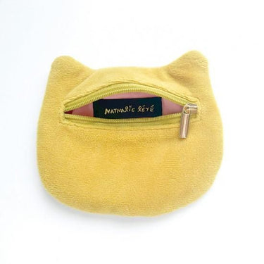 NathalieLete ナタリーレテ Nathalie Lete Embroidered cat face pouch Blue eye フェイスポーチ 510883