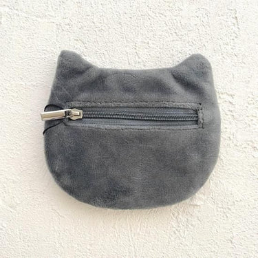 NathalieLete ナタリーレテ Nathalie Lete Embroidered cat face pouch Black cat フェイスポーチ 510884