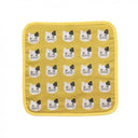 松尾ミユキ Matsuo Miyuki Piping hand towel cat Ivory ハンドタオル 110774