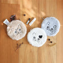 松尾ミユキ Matsuo Miyuki Fluffy Circular Pouch Cat-Ivory ファーポーチ 110853